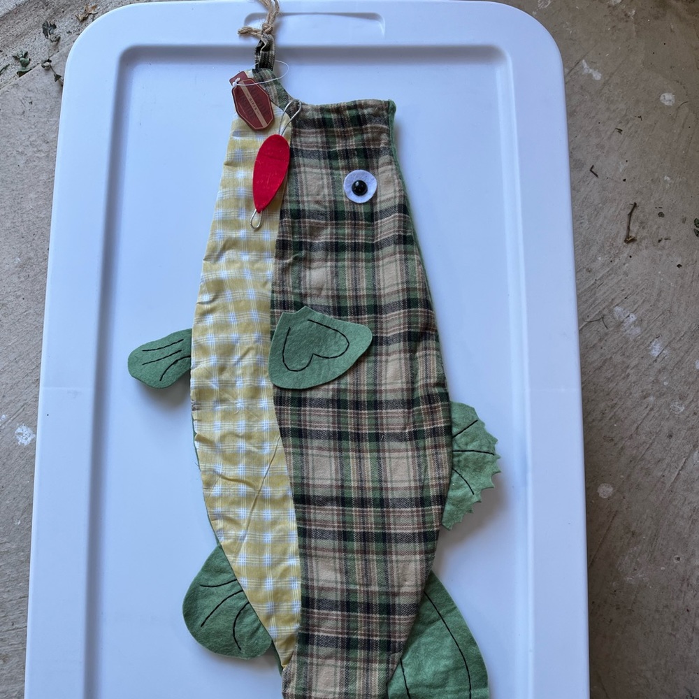 Fish Christmas stocking